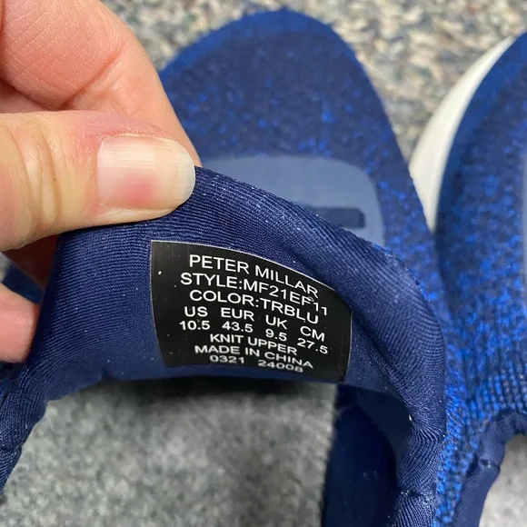 Peter Millar Men's Apollo Slip on Sneakers - Picture 3 of 6